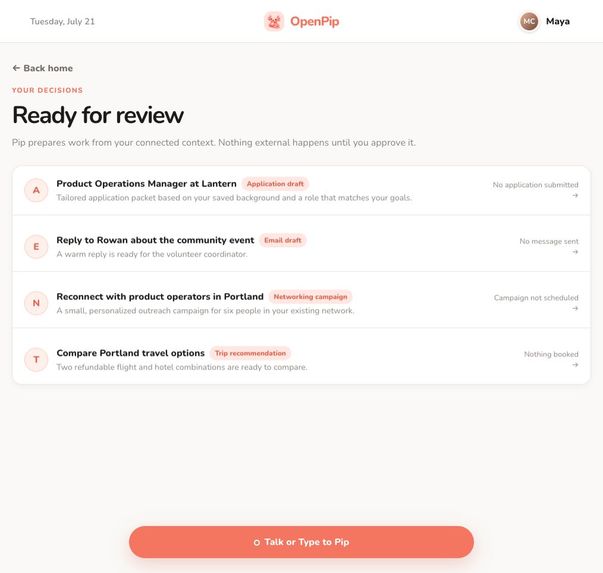 OpenPip - Open Performance Improvement Plan – screenshot 2