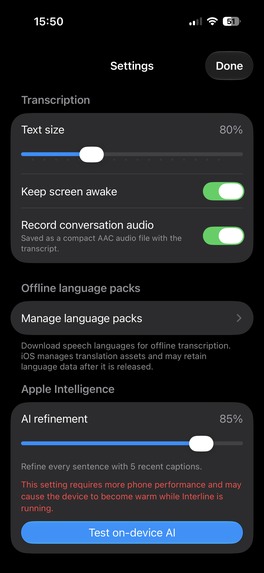 Interline – screenshot 3