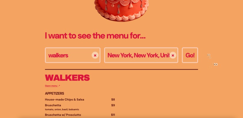 Show Me the Menu – screenshot 2