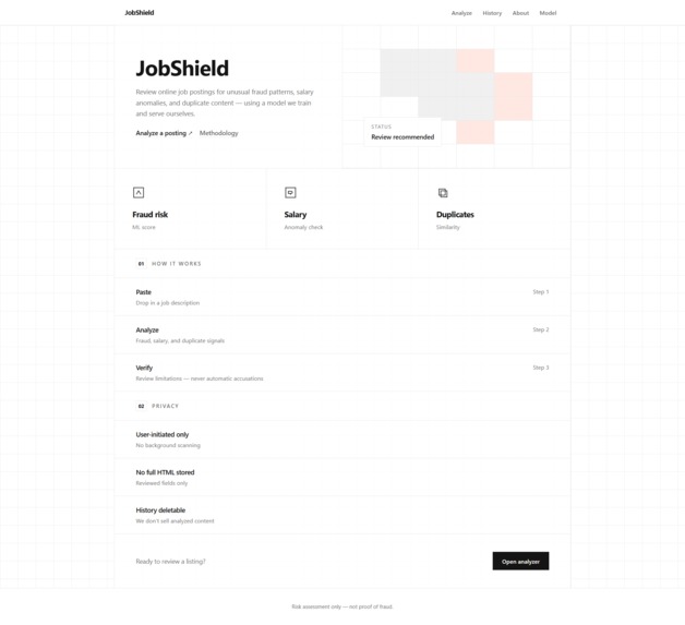 JobShield – screenshot 1