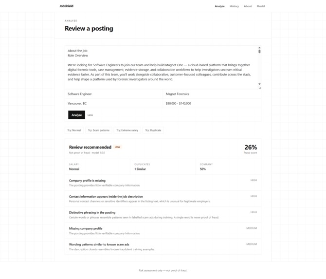 JobShield – screenshot 2