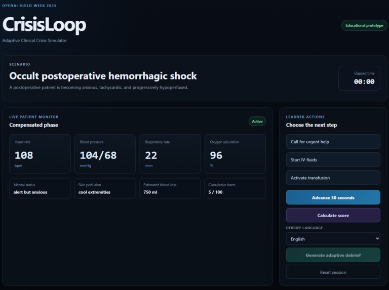 CrisisLoop Clinical – screenshot 2