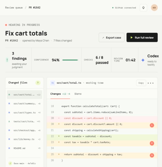 Bug Court: AI Code Review Judge – screenshot 2
