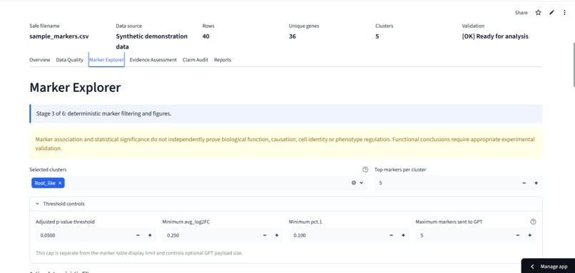 BioEvidence AI – screenshot 2