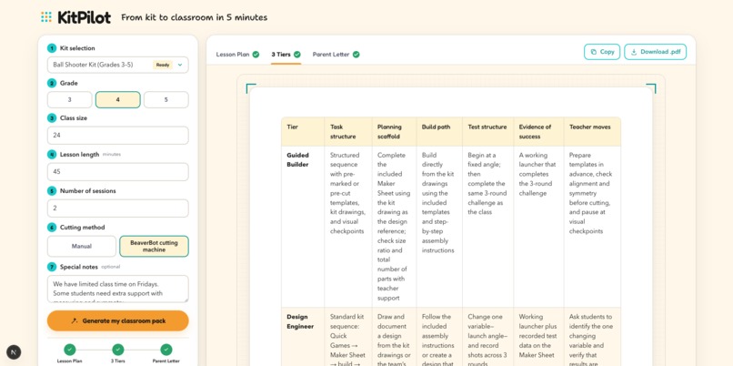 KitPilot – screenshot 2