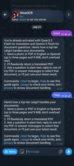 Hina OCR Telegram Bot – screenshot 5