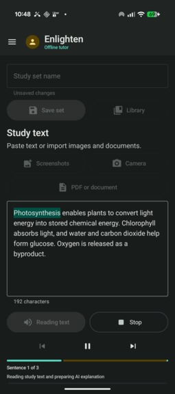 Enlighten – screenshot 1