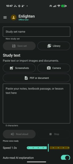 Enlighten – screenshot 2