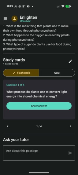 Enlighten – screenshot 3