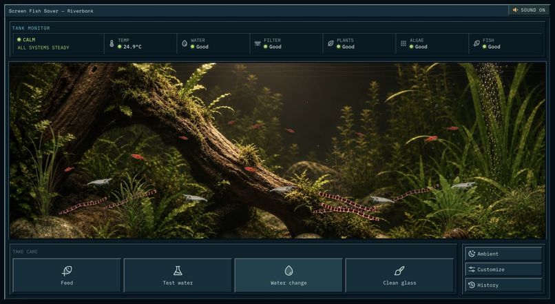 Screen Fish Saver – screenshot 2