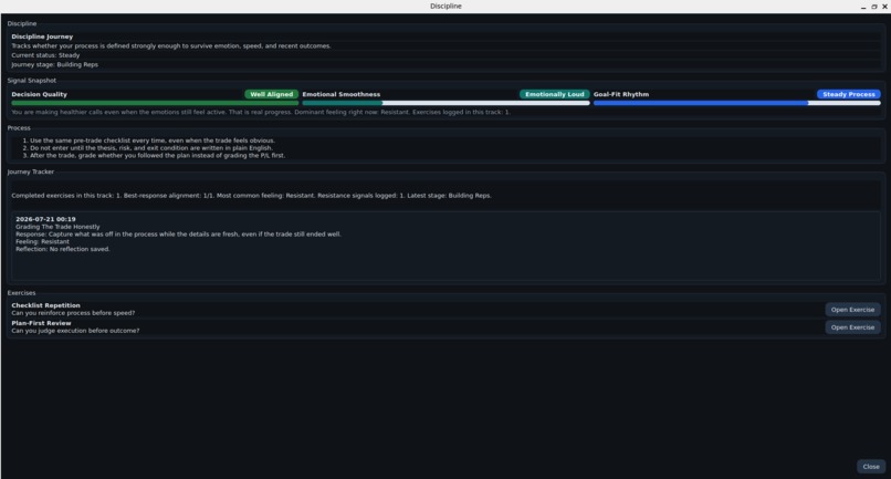 "Trading Mindset" feature to Option|Options – screenshot 3