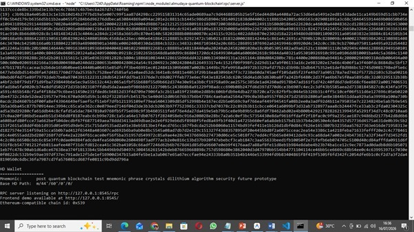 Almudaya Quantum Blockchain – screenshot 3