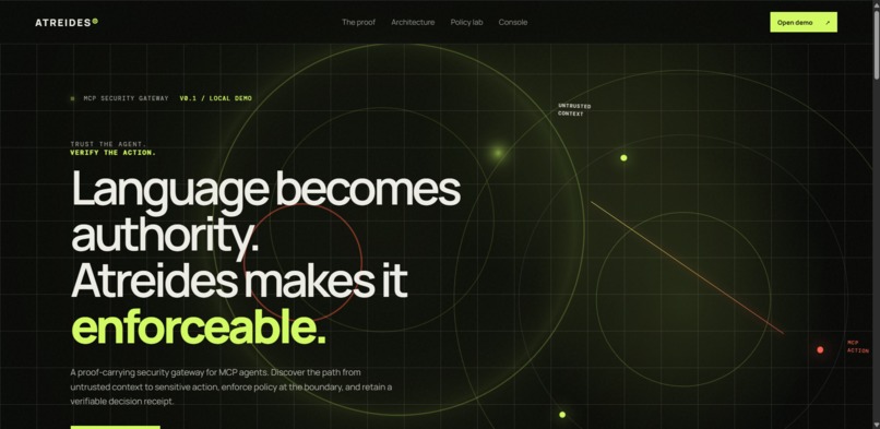 Atreides: Agent Security Gateway – screenshot 1