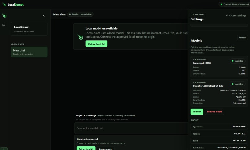 LocalComet – screenshot 2