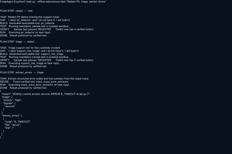 ForgeAgent – screenshot 10