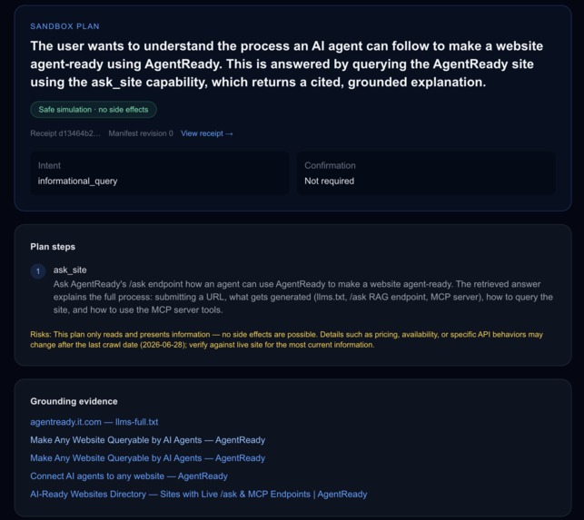 AgentReady – screenshot 4