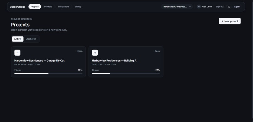 BuilderBridge – screenshot 1