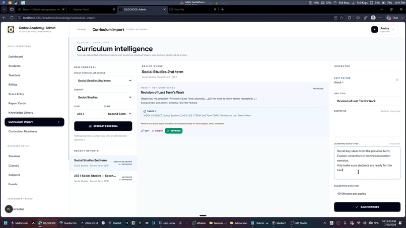 Melo Curriculum Intelligence – screenshot 3
