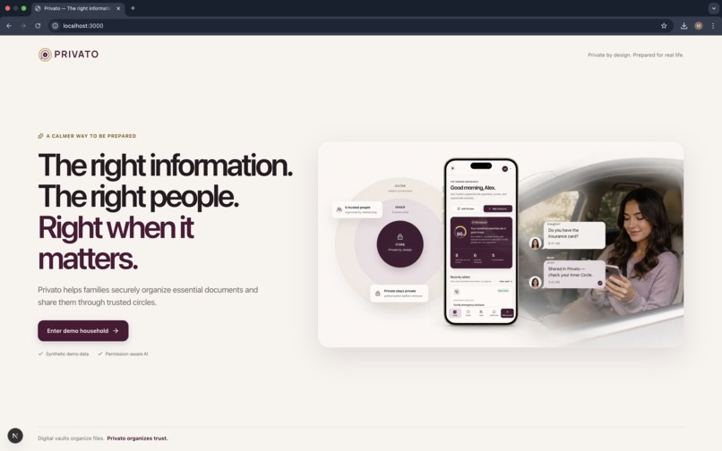 Privato – screenshot 4