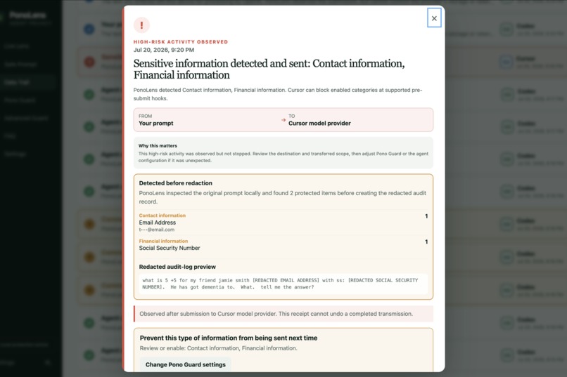 Ponolens - Local AI Agent Monitor – screenshot 3