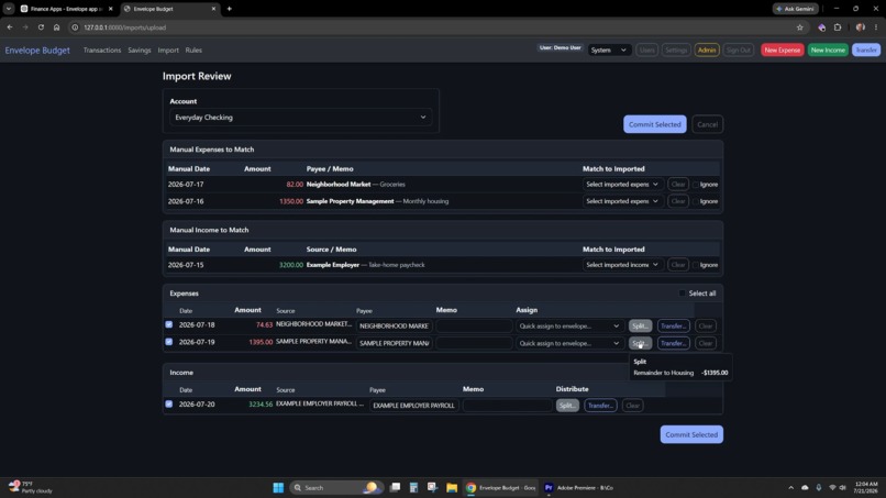 Perfii the Customizable Budgeting App – screenshot 5