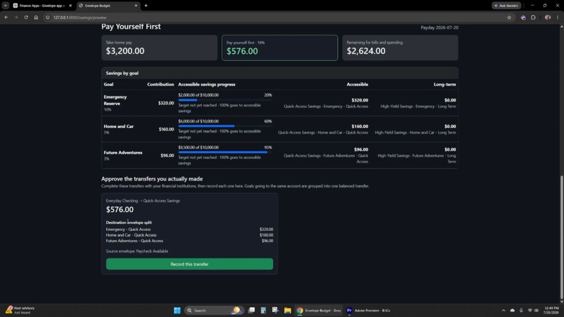 Perfii the Customizable Budgeting App – screenshot 6