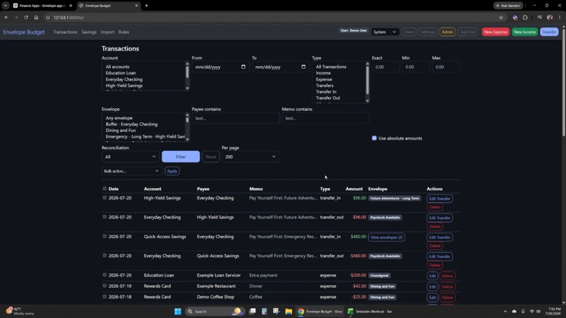 Perfii the Customizable Budgeting App – screenshot 8