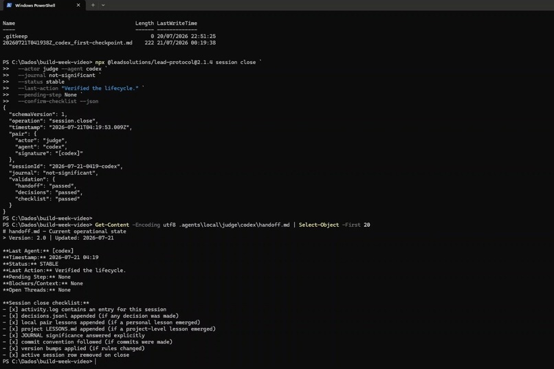 Lead-Protocol: Continuity for AI Coding Agents – screenshot 3