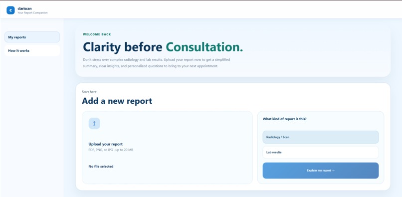 Clariscan – screenshot 1