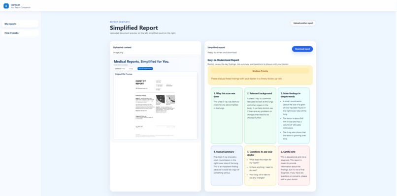 Clariscan – screenshot 2