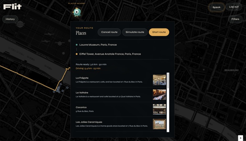 Flit: Your Virtual Tour Guide – screenshot 2