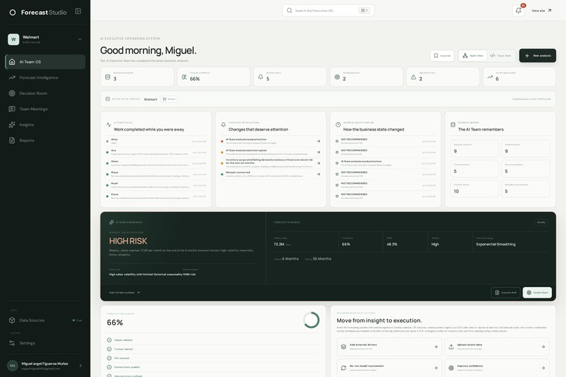 AI Forecast Studio – screenshot 2