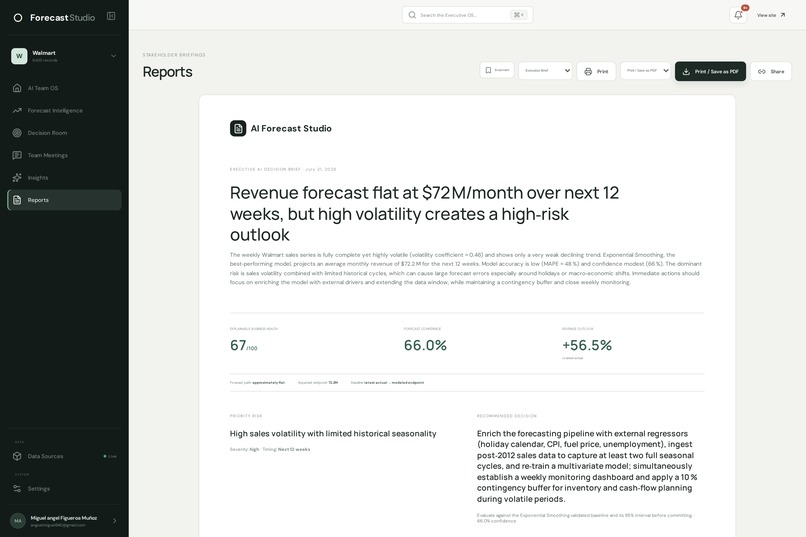 AI Forecast Studio – screenshot 6