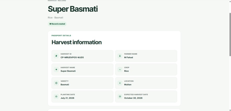 CropPassport AI – screenshot 3