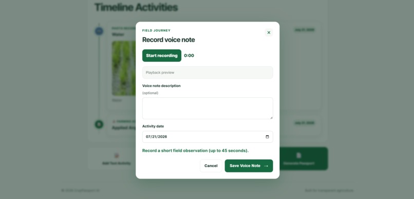 CropPassport AI – screenshot 6