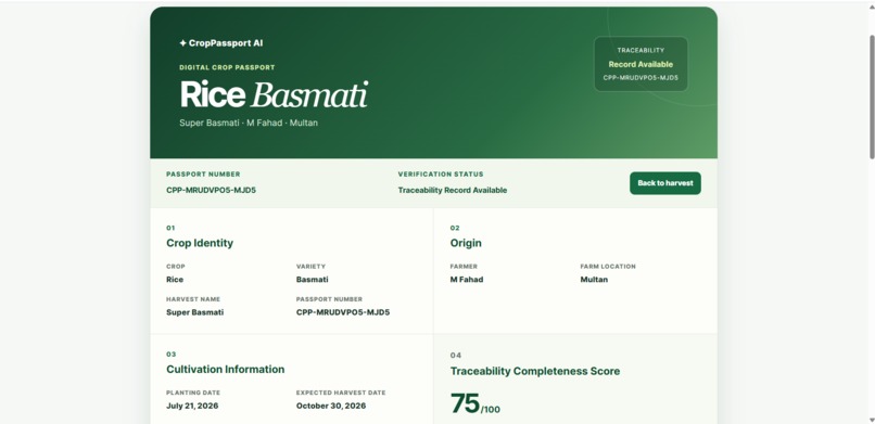 CropPassport AI – screenshot 7