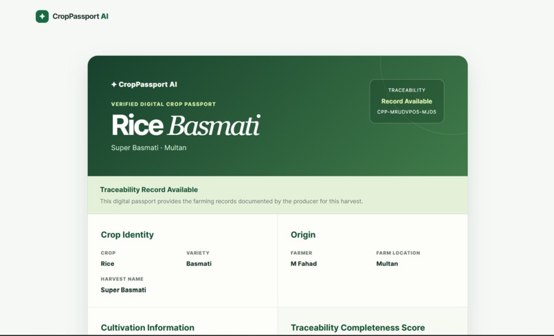 CropPassport AI – screenshot 10