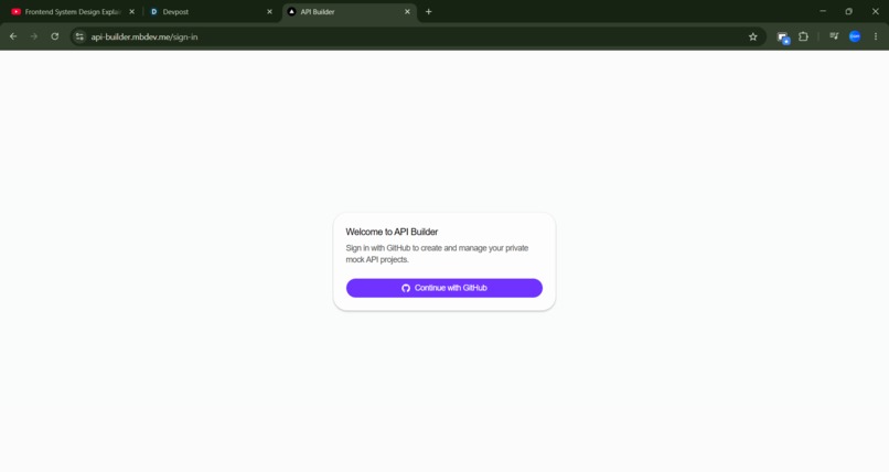 API Builder – screenshot 1