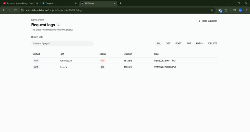 API Builder – screenshot 6
