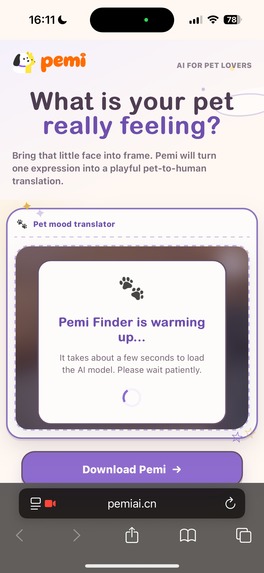 Pemi - AI Pet minder reader – screenshot 2