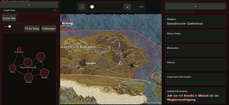 Sumatas Worldbuilding Platform – screenshot 7