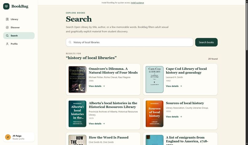 BookBag – screenshot 14