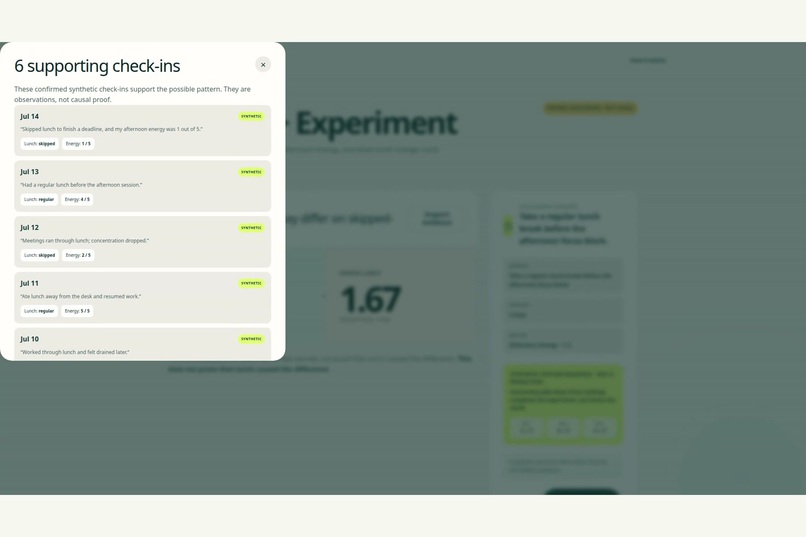 Personal Pattern Lab – screenshot 3