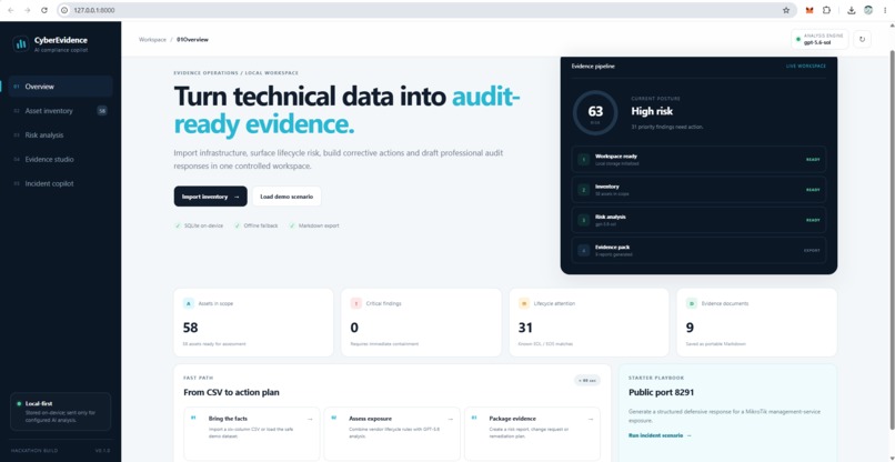 CyberEvidence AI – screenshot 1