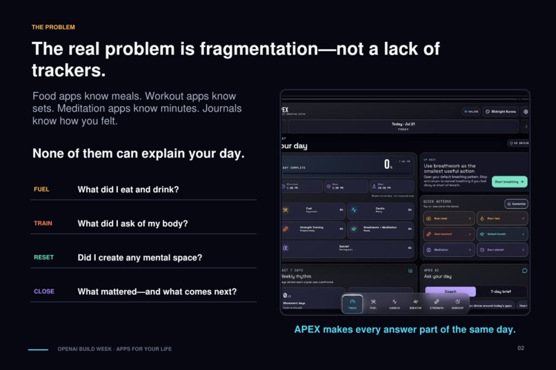 APEX – screenshot 2