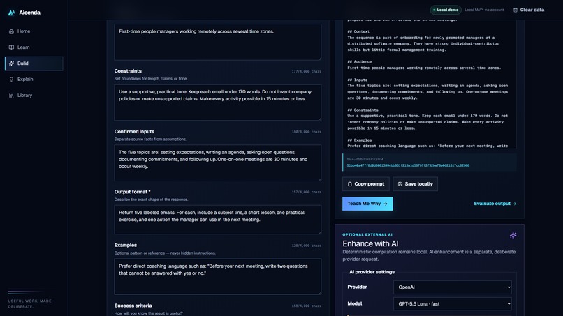 Aicenda – screenshot 2