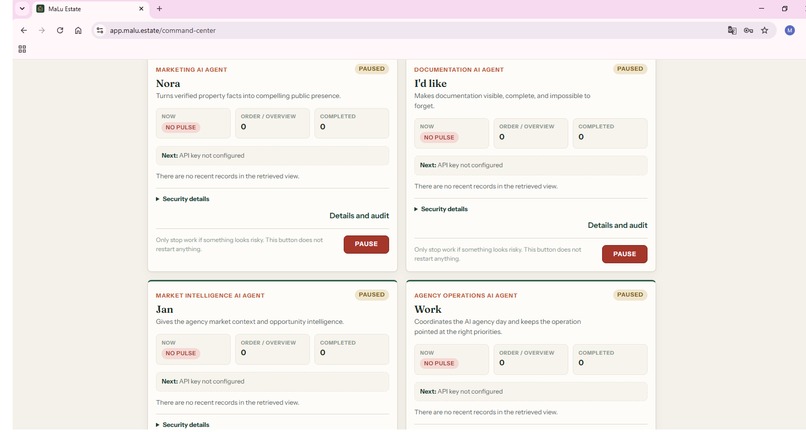 MaLu Estate AI Agency OS – screenshot 3