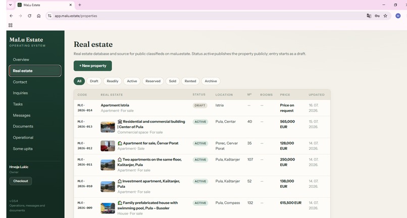 MaLu Estate AI Agency OS – screenshot 9