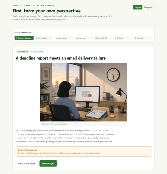 Capability Engine – Situation Analysis – screenshot 5