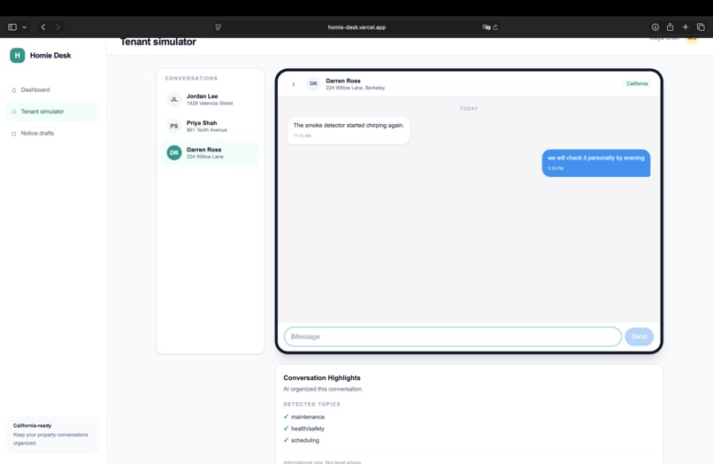 Homie Desk – screenshot 2